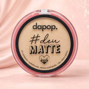 Pó Compacto Dapop Deu Matte Efeito Aveludado