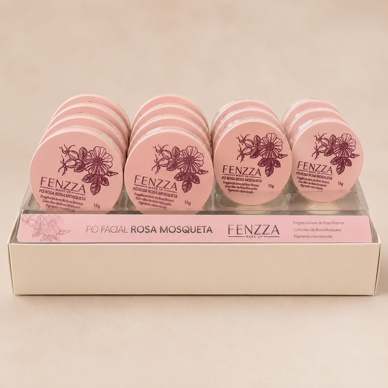 Pó Facial Fenzza Rosa Mosqueta