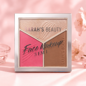 Paleta Face Makeup Sarah’s Beauty 3 em 1
