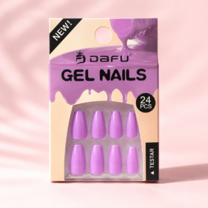 nhas Postiças Gel Nails Lilás – 24 Peças