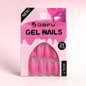 Unhas Gel Nails Dafu Pink 24 Peças