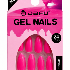 Unhas Gel Nails Dafu Pink 24 Peças