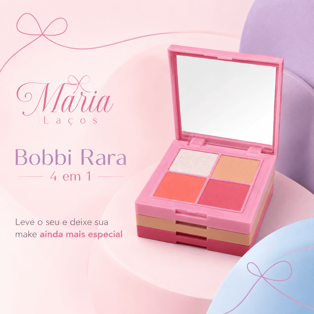 Blush Compacto Bobbi Rara 4 em 1 com Espelho - Imagem 4