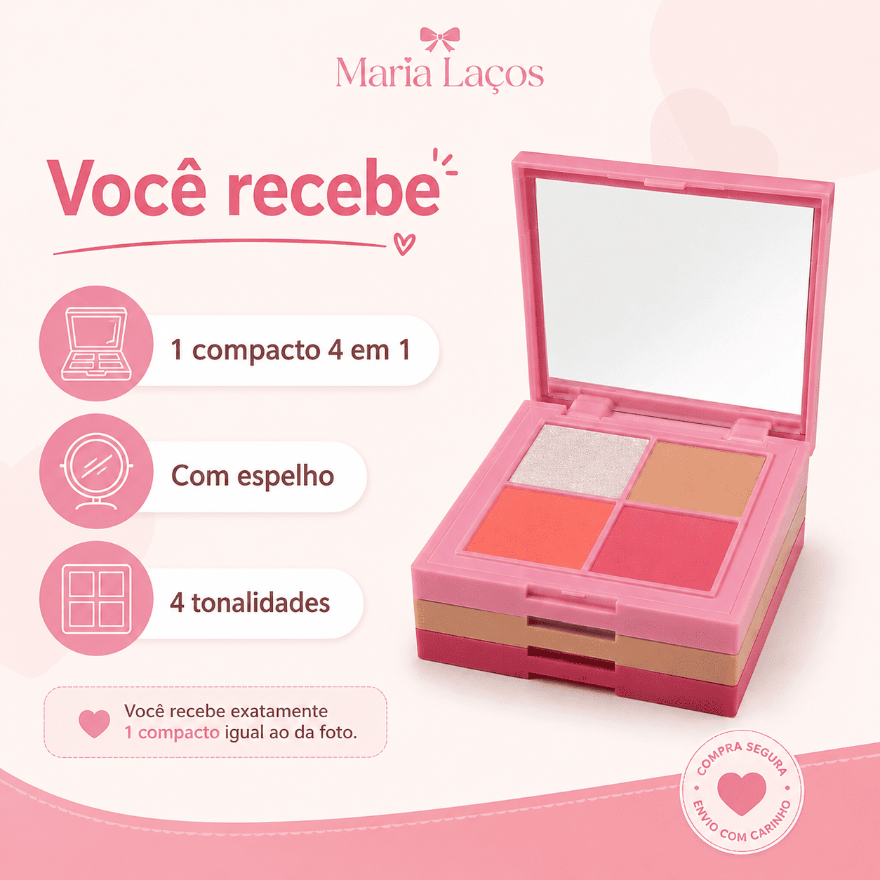 Blush Compacto Bobbi Rara 4 em 1 com Espelho - Imagem 6