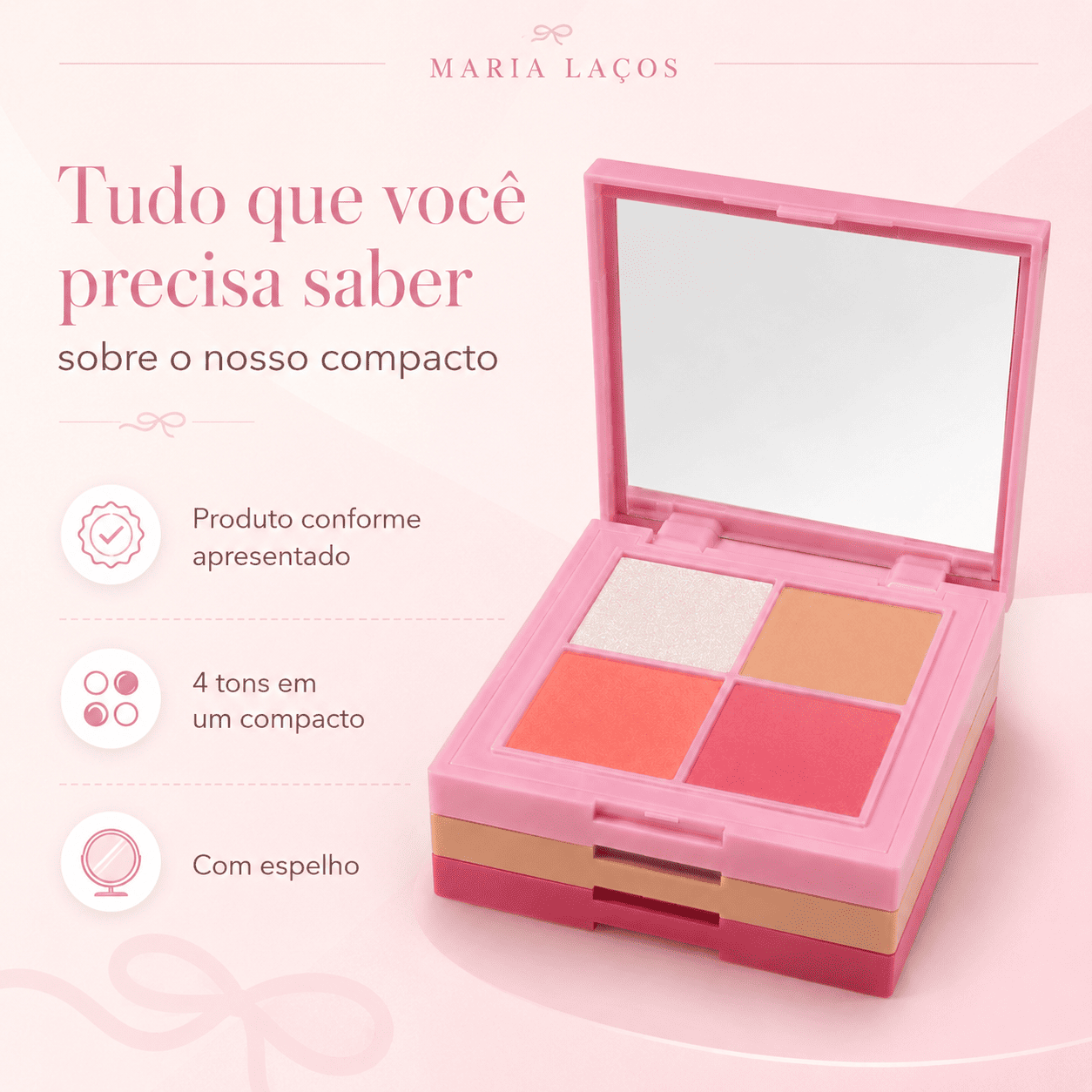 Blush Compacto Bobbi Rara 4 em 1 com Espelho - Imagem 7