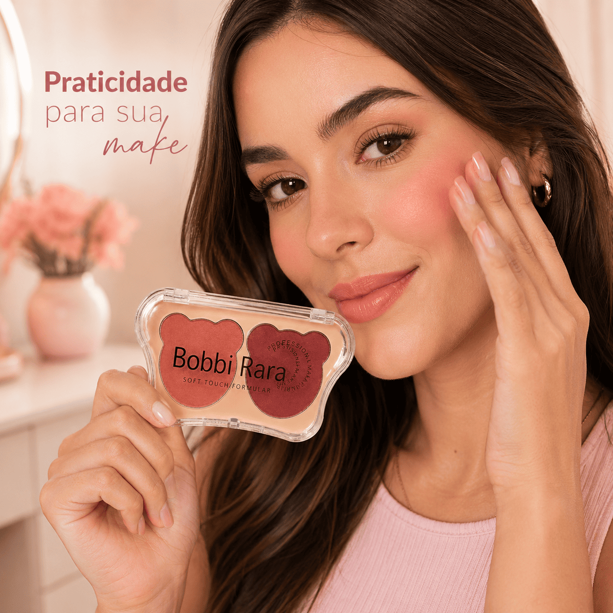 Blush Duo Bobbi Rara Soft Touch Profissional - Imagem 3