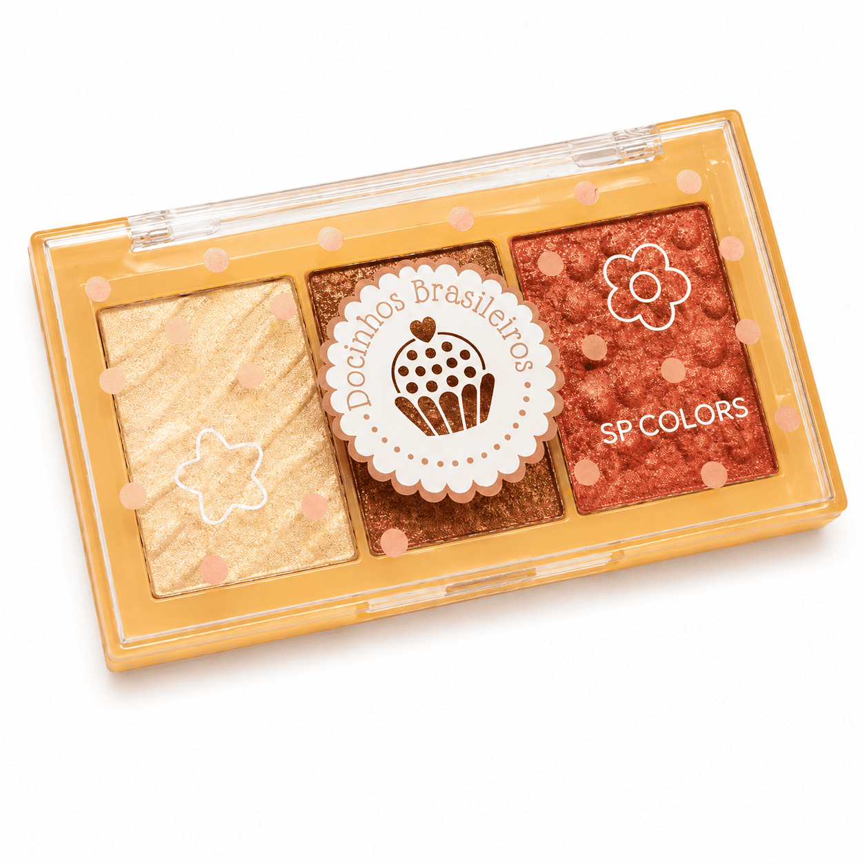 Paleta Iluminador SP Colors Trio Glow