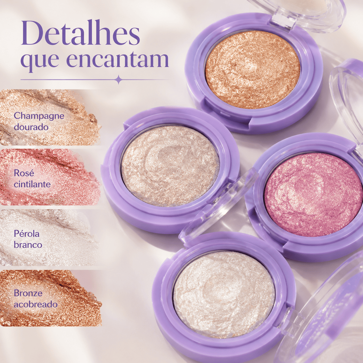 Iluminador Compacto Lunar Vivai Glow Intenso - Imagem 4