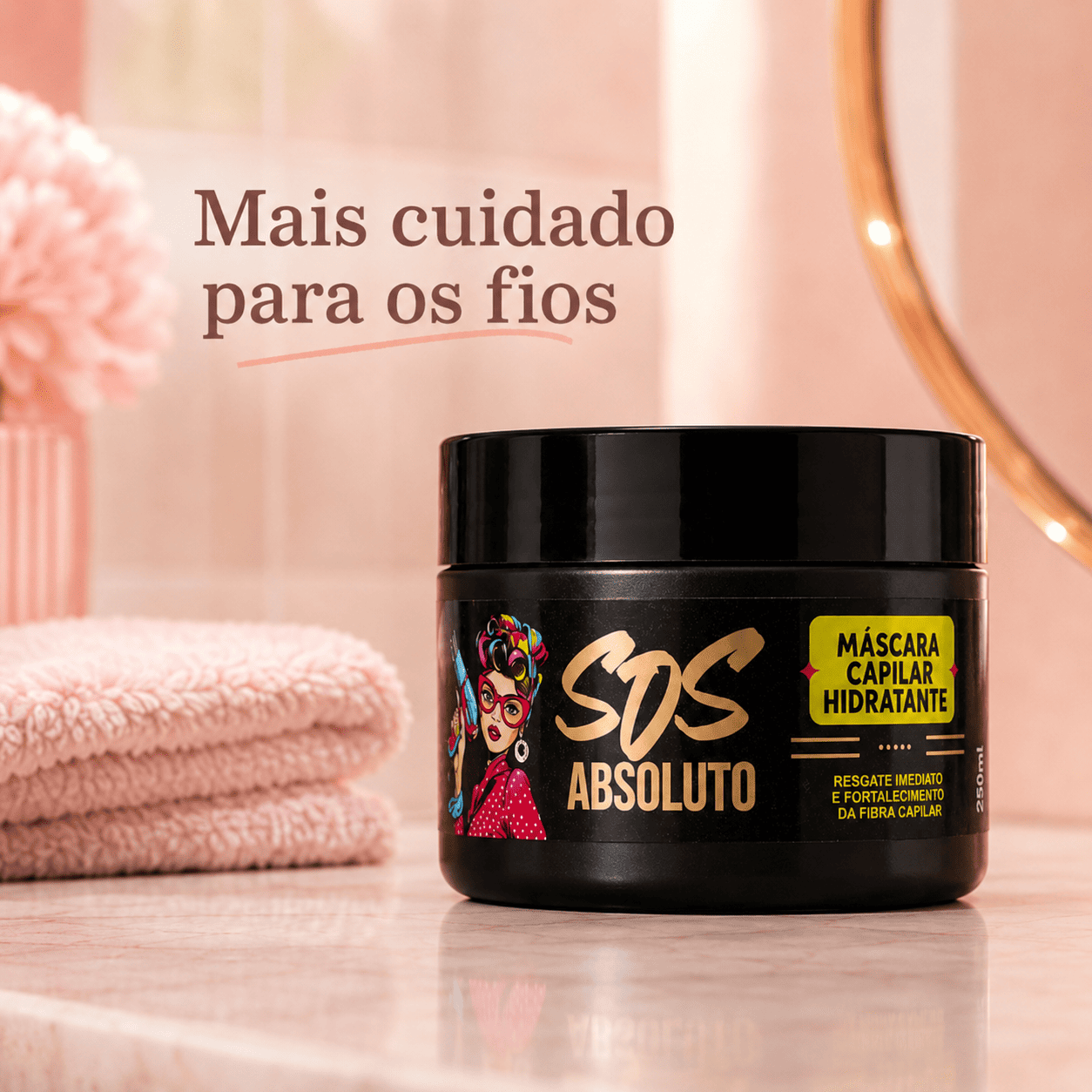 Máscara Capilar SOS Absoluto Hidratação Intensa - Imagem 4