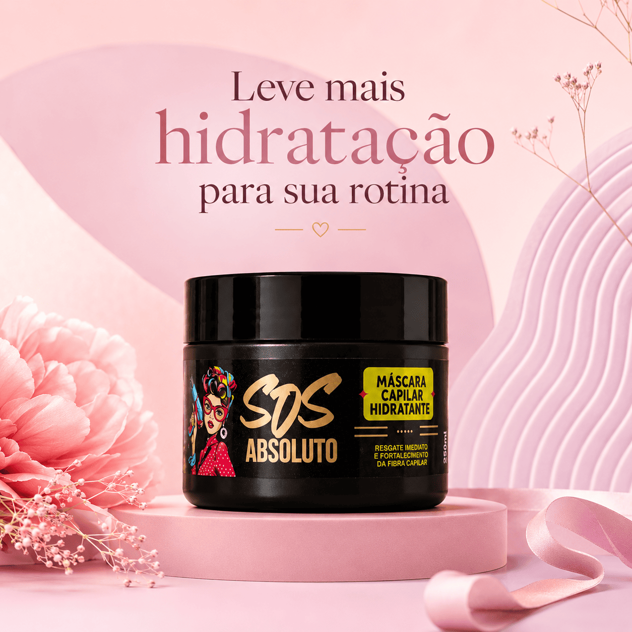 Máscara Capilar SOS Absoluto Hidratação Intensa - Imagem 6