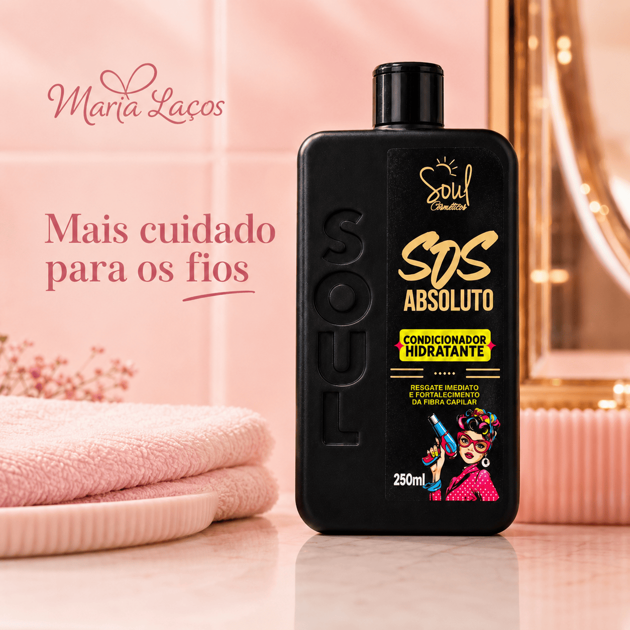 Condicionador SOS Absoluto Soul Hidratação - Imagem 7