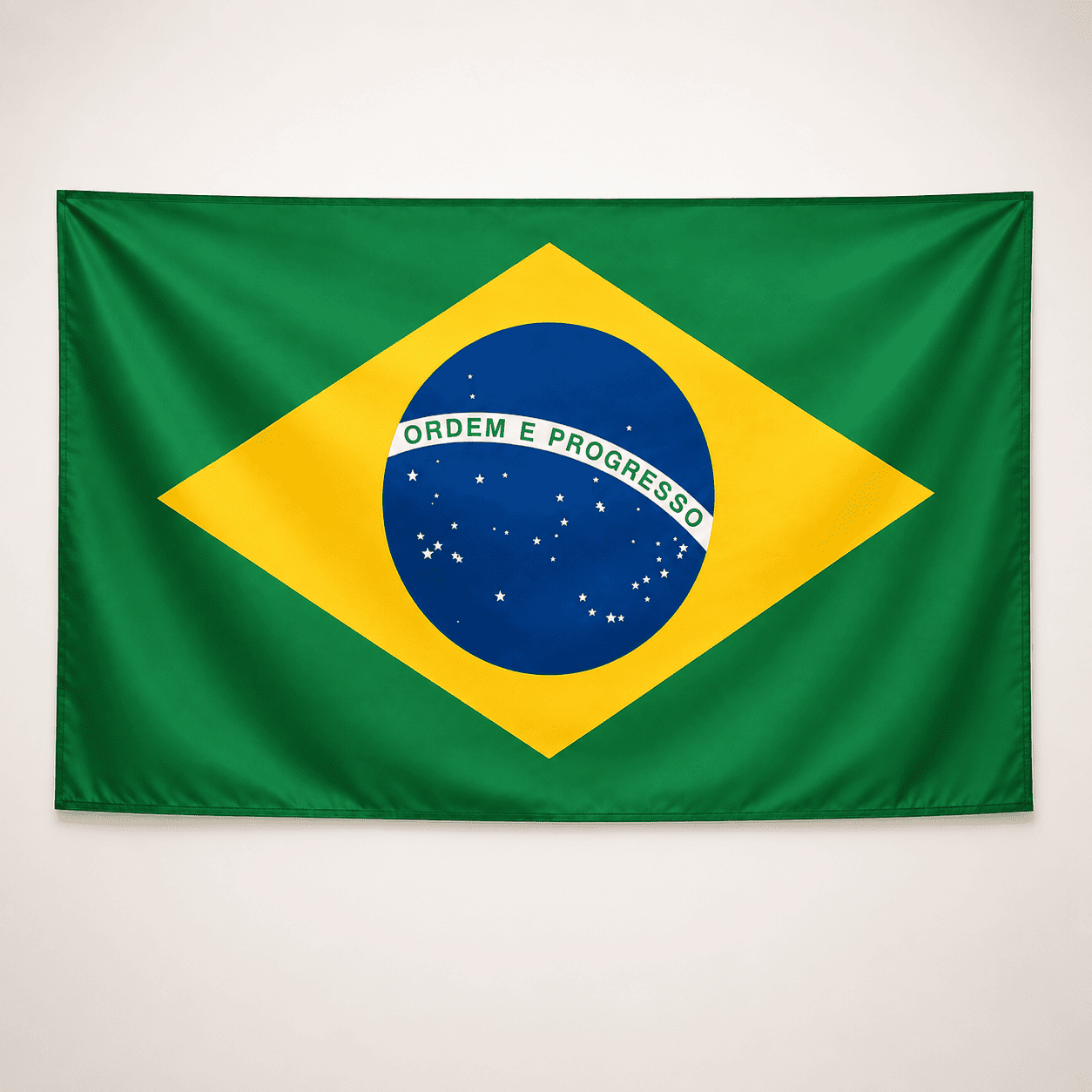 Bandeira do Brasil Decorativa Copa do Mundo 27x19x18cm - Imagem 3
