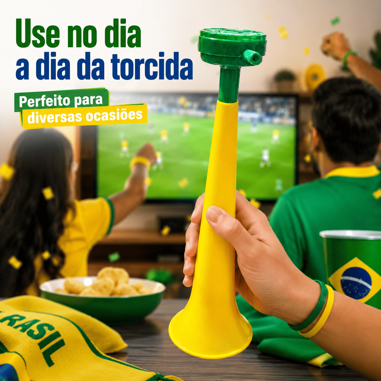 Buzina Torcida do Brasil Verde e Amarela - Imagem 12