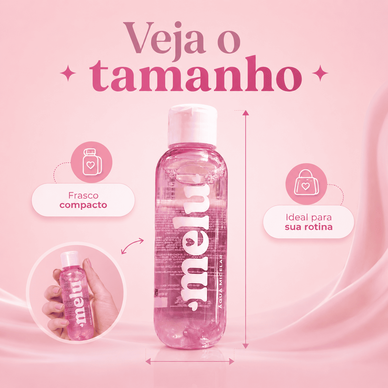 Água Micelar Melu Limpeza Facial - Imagem 5