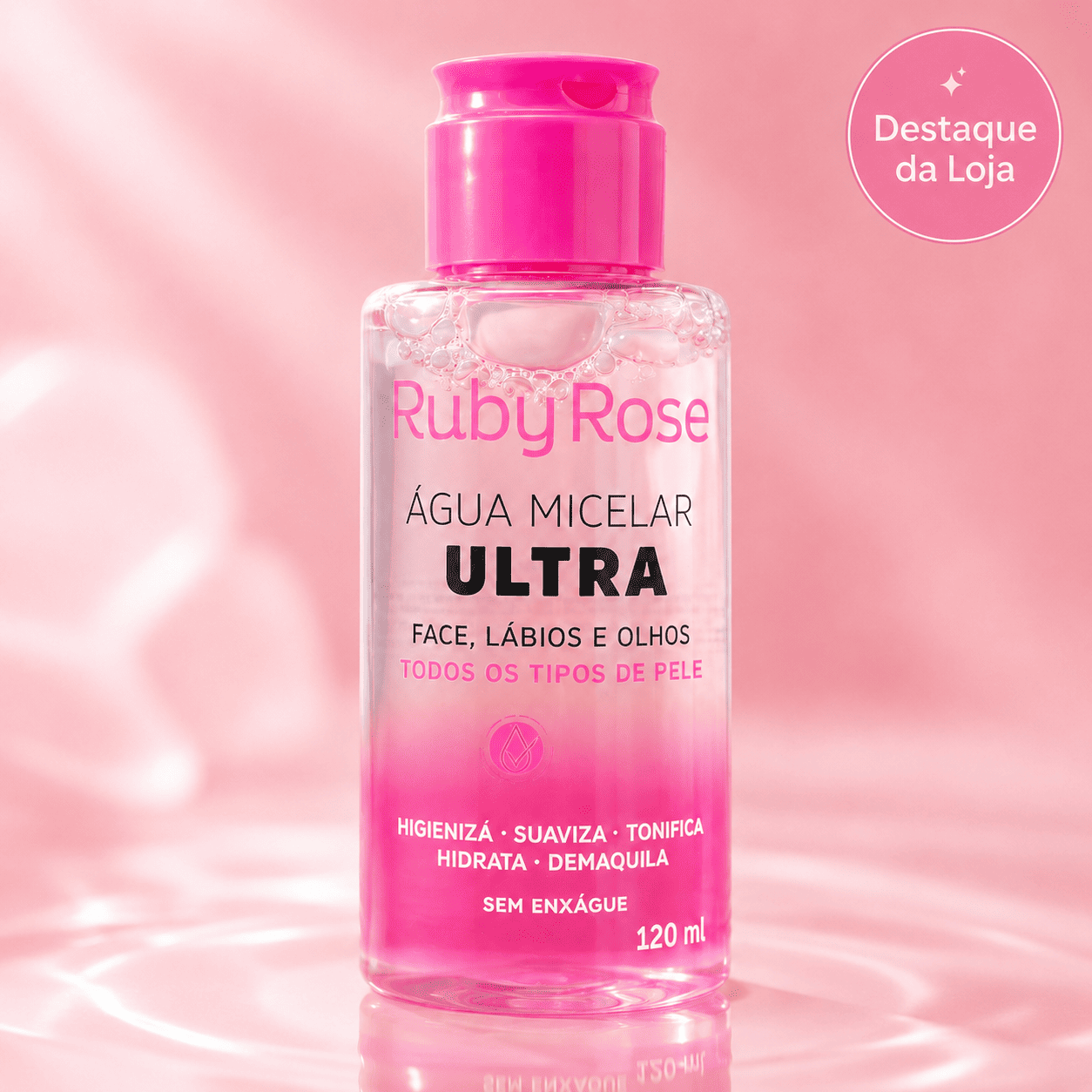 Água Micelar Ruby Rose Ultra Facial - Imagem 9
